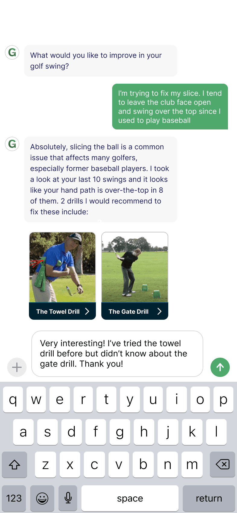 Greenside AI session history and metrics